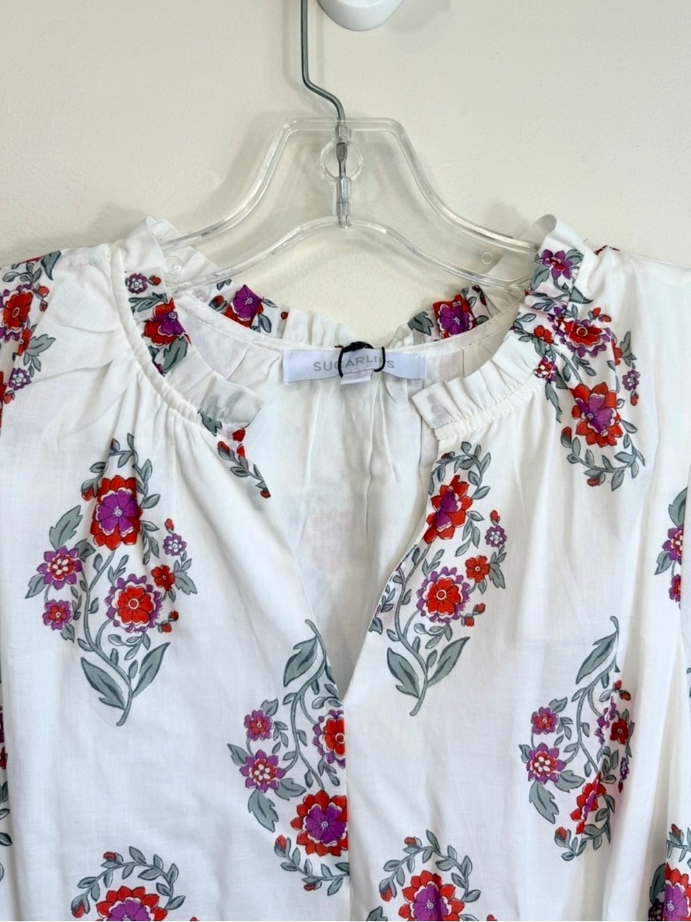 NWT Avara Sugar Lips Maleigh Gauze Top Blouse in Nelina Floral Print Size Small - Picture 3 of 16
